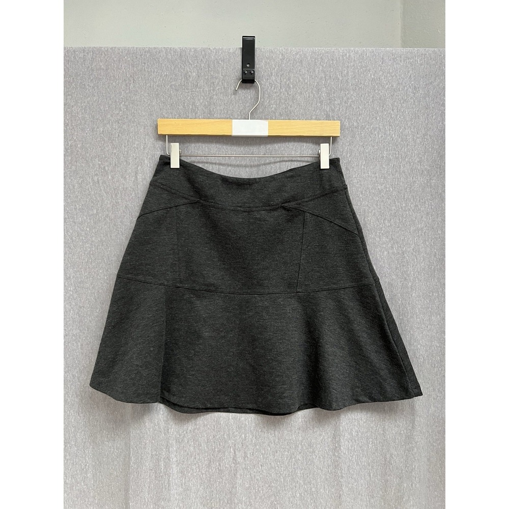 prAna Women Sz S Charcoal Gray Gianna Skirt Flared Mini Athleisure